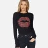 McKinley Ruby Lip -Sweater Store 2158 THR 14719 BLK 02