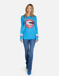 McKinley Candy Lip -Sweater Store 2158 THR 15046 SKBLU 03