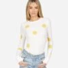McKinley All Over Yellow Smiley -Sweater Store 2158 THR 34654 MILK 03
