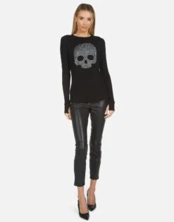 McKinley X Nailhead Skull -Sweater Store 2158 THR X13683 BLK 07 1