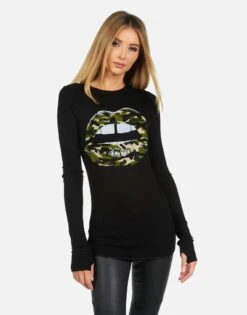 McKinley X Camo Lip -Sweater Store 2158 THR X14036 BLK 01