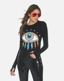 McKinley X Rainbow Lightning Eye -Sweater Store 2158 THR X14238 BLK 04