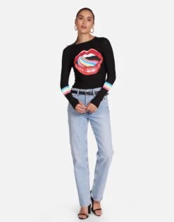 McKinley X Candy Lip -Sweater Store 2158 THR X15046 BLK 04