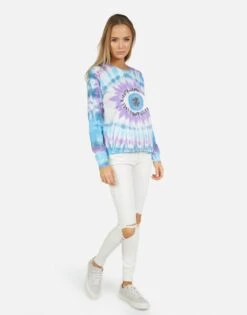 Luella Tie Dye Eye 10 Luella Tie Dye Eye -Sweater Store 2254 CTT 14137 BLDM 03