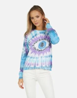 Luella Tie Dye Eye 12 Luella Tie Dye Eye -Sweater Store 2254 CTT 14137 BLDM 04