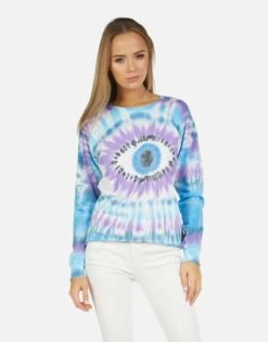 Luella Tie Dye Eye 13 Luella Tie Dye Eye -Sweater Store 2254 CTT 14137 BLDM 06