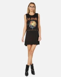 Deanna X Def Leppard Pyromania -Sweater Store 3047 RSN 11492 BLK 06