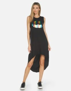 Genevieve Rainbow Foil Lightning Lip 8 Genevieve Rainbow Foil Lightning Lip -Sweater Store 3076 CTT 14262 BLK 03