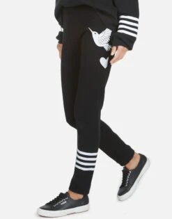 Gia Hummingbird Love -Sweater Store 4009 CSA 13733 BLK 06