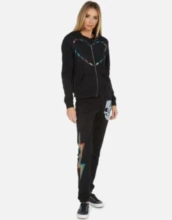 Gia Rainbow Skull 17 Gia Rainbow Skull -Sweater Store 4009 CSA 13830 BLK 07