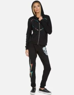 Gia Rainbow Skull 18 Gia Rainbow Skull -Sweater Store 4009 CSA 13830 BLK 08