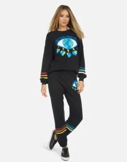 Gia World Eye Love -Sweater Store 4009 CSA 14028 BLK 04
