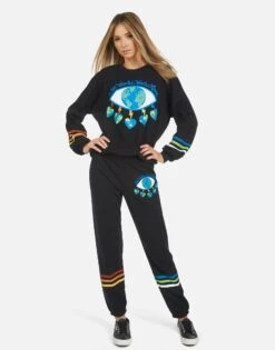 Gia World Eye Love -Sweater Store 4009 CSA 14028 BLK 09