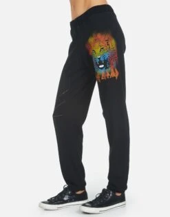 Gia Def Leppard Leopard -Sweater Store 4009 CSA 14256 BLK 13