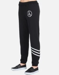 Gia World Peace -Sweater Store 4009 CSA 32798 BLK world peace sweatpant lauren moshi 05