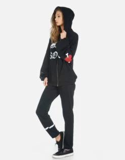 Gia Skull Lip 20 Gia Skull Lip -Sweater Store 4009 CSA 34187 BLK 09