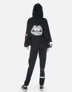 Gia Skull Lip 25 Gia Skull Lip -Sweater Store 4009 CSA 34187 BLK 10