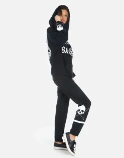 Gia Skull Lip 22 Gia Skull Lip -Sweater Store 4009 CSA 34187 BLK 12