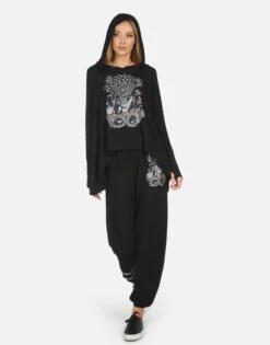 Tanzy Crystal Rocker Teddy 20 Tanzy Crystal Rocker Teddy -Sweater Store 4031 HAC 14091 BLK 08