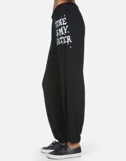 Tanzy Wine Is My Water -Sweater Store 4031 HAC 14162 BLK 10