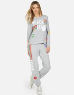 Tanzy Peace Love Stripe -Sweater Store 4031 HAC 34095 HEG 08