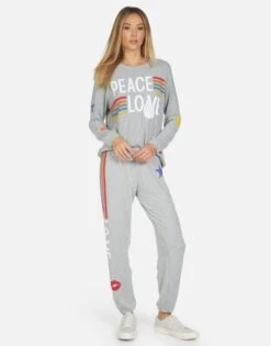 Tanzy Peace Love Stripe -Sweater Store 4031 HAC 34095 HEG 09