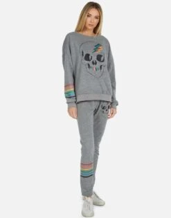Uri Rainbow Electric Skull 11 Uri Rainbow Electric Skull -Sweater Store 4073 HGT 13823 HEG 04