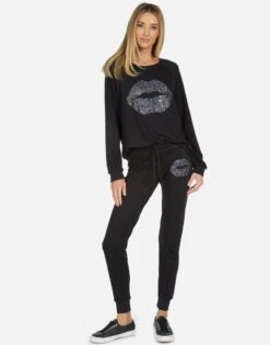 Jess Sprinkle Lip 11 Jess Sprinkle Lip -Sweater Store 4074 MSF 13790 BLK 03