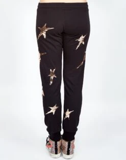 Jess Foil Scribble Stars -Sweater Store 4074 MSF 32241 BLK 04