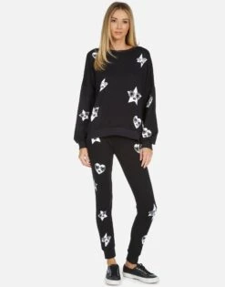 Jess Bling Face 13 Jess Bling Face -Sweater Store 4074 MSF 33808 BLK 02