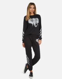Brynn Electric Elephant -Sweater Store 4092 MSF 34054 BLK 06