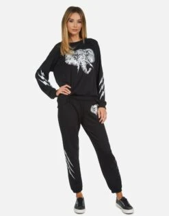 Brynn Electric Elephant -Sweater Store 4092 MSF 34054 BLK 09