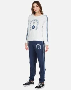 Alessia Lucky Eye Horseshoe 12 Alessia Lucky Eye Horseshoe -Sweater Store 4095 CSA 12794 INDNGT lucky eye horseshoe sweatpant lauren moshi 01