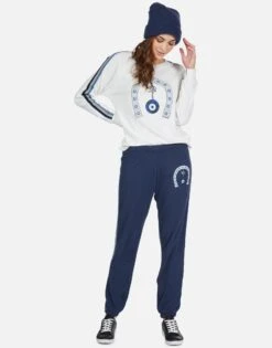Alessia Lucky Eye Horseshoe 13 Alessia Lucky Eye Horseshoe -Sweater Store 4095 CSA 12794 INDNGT lucky eye horseshoe sweatpant lauren moshi 04