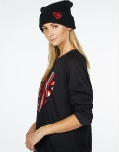 Blix Love Heart -Sweater Store 9073 CSM 3E104 BLK 03