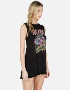 Deanna AC/DC Devil -Sweater Store ACDC are you ready sleeveless mini dress lauren moshi 3047 RSN 13072 BLK 02