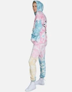 Koa Lightning Bolt Star -Sweater Store Lauren Moshi Lightning Bolt Star Tie Dye Hoodie 1337 CCFH 22999 KLDSCP 06