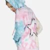 Koa Lightning Bolt Star -Sweater Store Lauren Moshi Lightning Bolt Star Tie Dye Hoodie 1337 CCFH 22999 KLDSCP 10