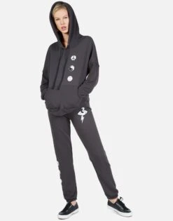 Gia Lightning Star Eye -Sweater Store Lauren Moshi Lightning Star Eye Womens Sweatpant 4009 12956 ONYX 05