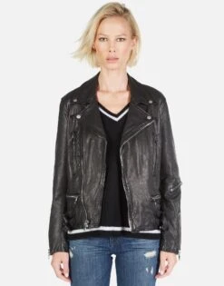 Posey Skeleton Hand Heart 25 Posey Skeleton Hand Heart -Sweater Store Lauren Moshi Skeleton Hand Heart Leather Jacket 1322 LTR 2P110 BLK 01