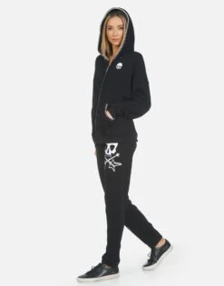 Gia Music Skull 17 Gia Music Skull -Sweater Store gia music skull made in los angeles usa lauren moshi clothing 4009 CSA 34298 BLK 06