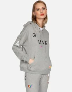 Melanie #1 Love -Sweater Store lauren moshi 1 love pullover hoodie 1334 GSA 13379 HEG 01