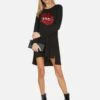 Adora X Crystal Biting Lip 2 Adora X Crystal Biting Lip -Sweater Store lauren moshi X crystal biting lip long sleeve dress 3052 RSN X13056 BLK 01