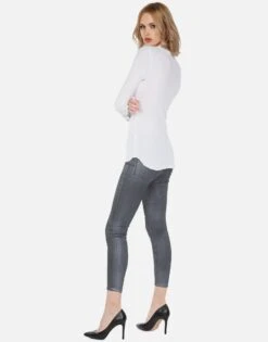 Mckinley Dripping Star -Sweater Store lauren moshi foil dripping star fitted thermal 2158 THR 13235 WHT 08