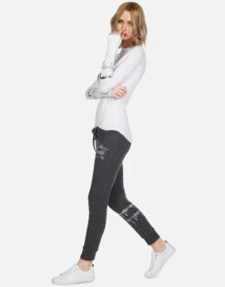 Mckinley Dripping Star -Sweater Store lauren moshi foil dripping star fitted thermal 2158 THR 13235 WHT 18