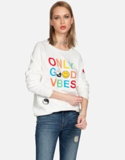 Noleta Only Good Vibes 10 Noleta Only Good Vibes -Sweater Store lauren moshi good vibes only ls pullover 1217 CSA 13355 MLK 03