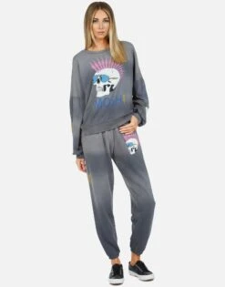 Brynn Lightning Skull -Sweater Store lauren moshi iconic moshi lightning skull sweatpant 092 CCF 33446 FDGPHT 02