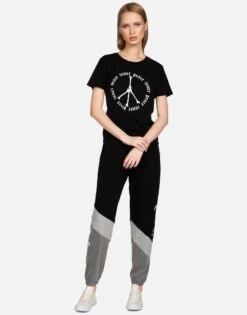 Charlene Inner Peace Sign 17 Charlene Inner Peace Sign -Sweater Store lauren moshi inner peace sign color block sweatpants 4110 HGT 33345 BKCHHG 02