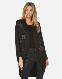 Isla Crystal Stars 12 Isla Crystal Stars -Sweater Store lauren moshi isla crystal stars made in los angeles usa 1058 RSN 24325 BLK 03