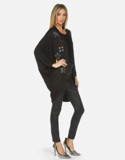 Isla Crystal Stars 14 Isla Crystal Stars -Sweater Store lauren moshi isla crystal stars made in los angeles usa 1058 RSN 24325 BLK 05